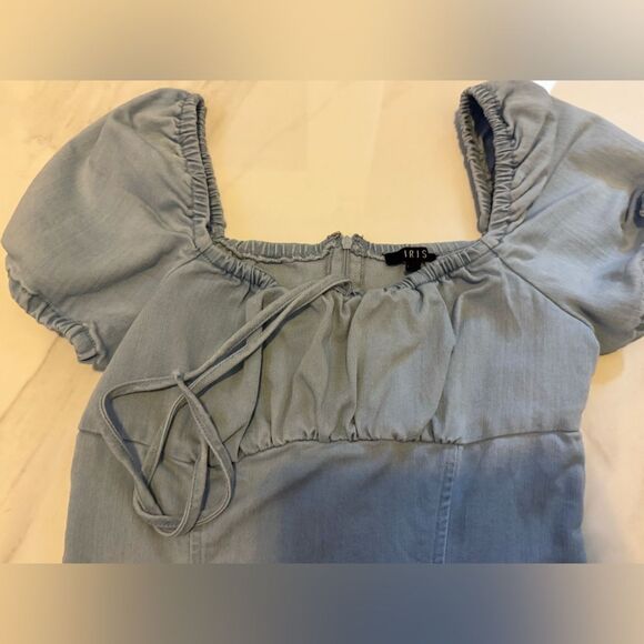 Elegant Blue Women's Dress #23 - Picture 4 of 4